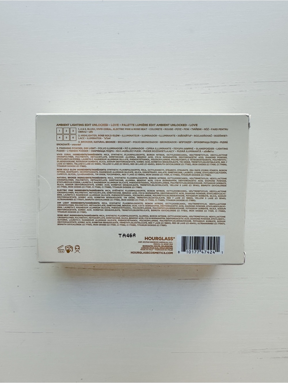 Hourglass Ambient Lighting Edit Unlocked Love Face Palette New! - Picture 8 of 8